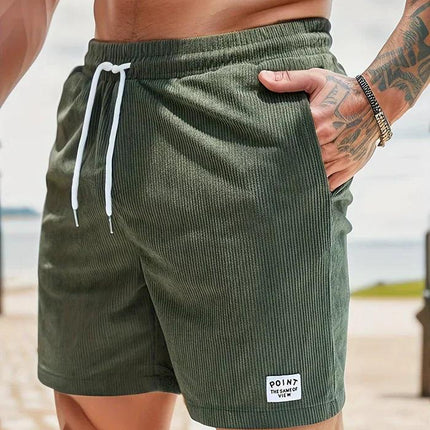 Men's Casual Shorts Elastic Waist Drawstring
