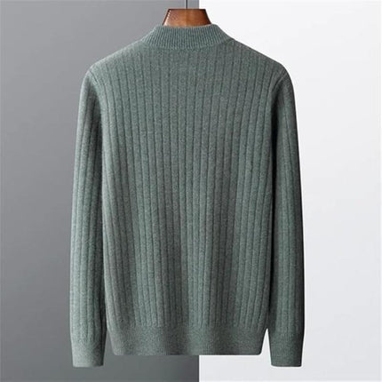 Men's Long-Sleeve Sweater Knit