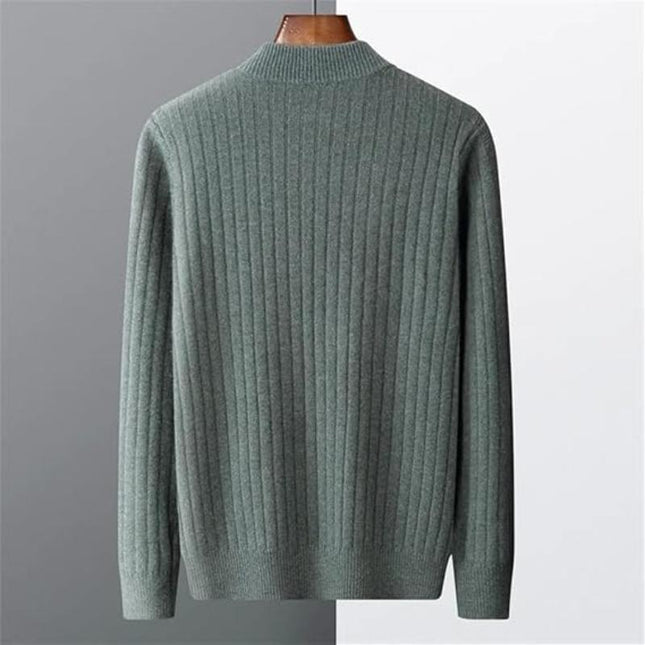 Men's Long-Sleeve Sweater Knit