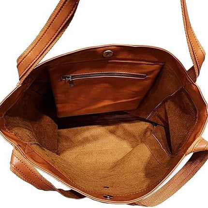 Women's Leather Shoulder Bag Stylish - northernnomad