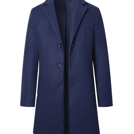 Men's Elegant Single Breasted Winter Jacket