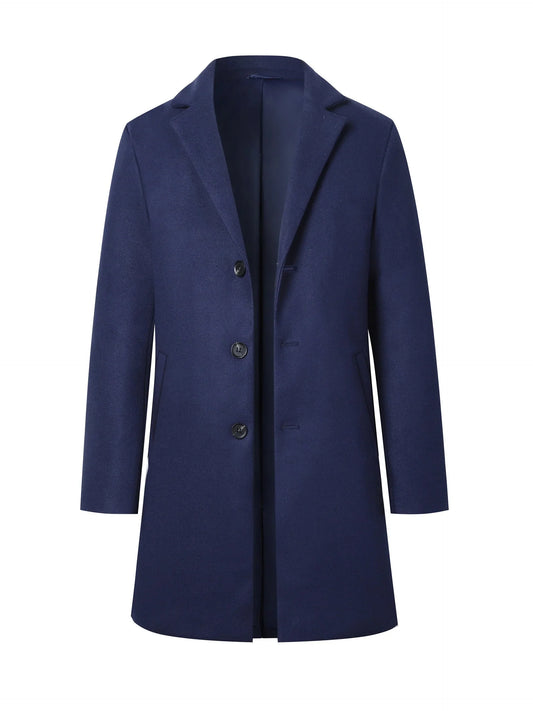 Men's Elegant Single Breasted Winter Jacket