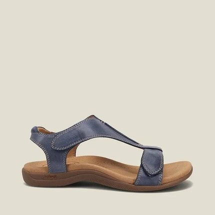 Women's Adjustable Leather Orthopedic Sandals with Arch Support