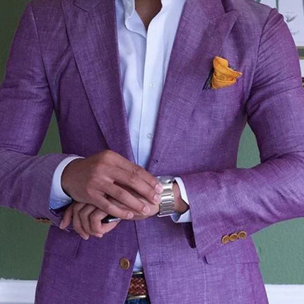 Men's Linen Blazer Stylish