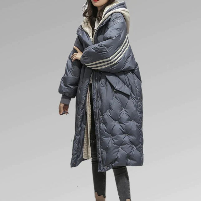 Women's Quilted Long Jacket