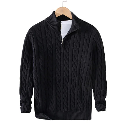 Men's Half-Zip Sweater Knit