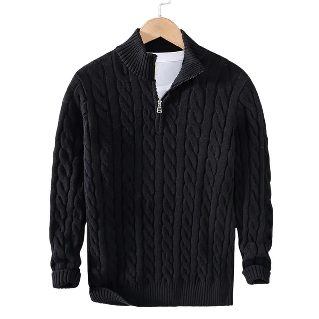 Men's Half-Zip Sweater Knit