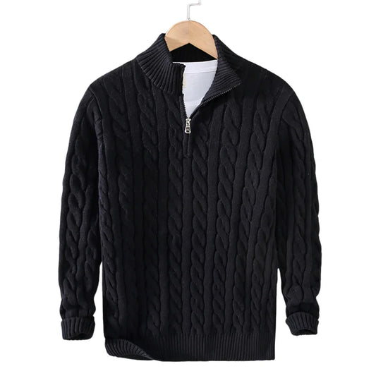 Men's Half-Zip Sweater Knit