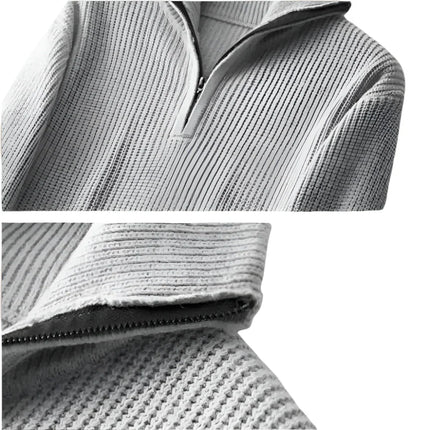 Men's Quarter Zip Jumper Merino Wool