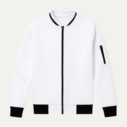 Men's Zip-Up Cotton Cardigan
