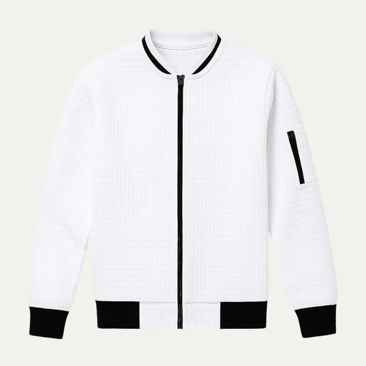 Men's Zip-Up Cotton Cardigan