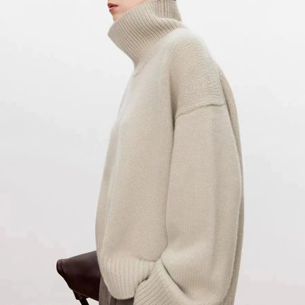 Women's Turtleneck Sweater Wool