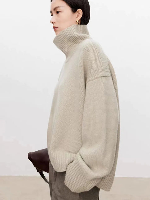 Women's Turtleneck Sweater Wool