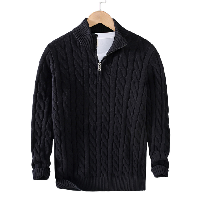 Men's Half-Zip Sweater Merino Wool