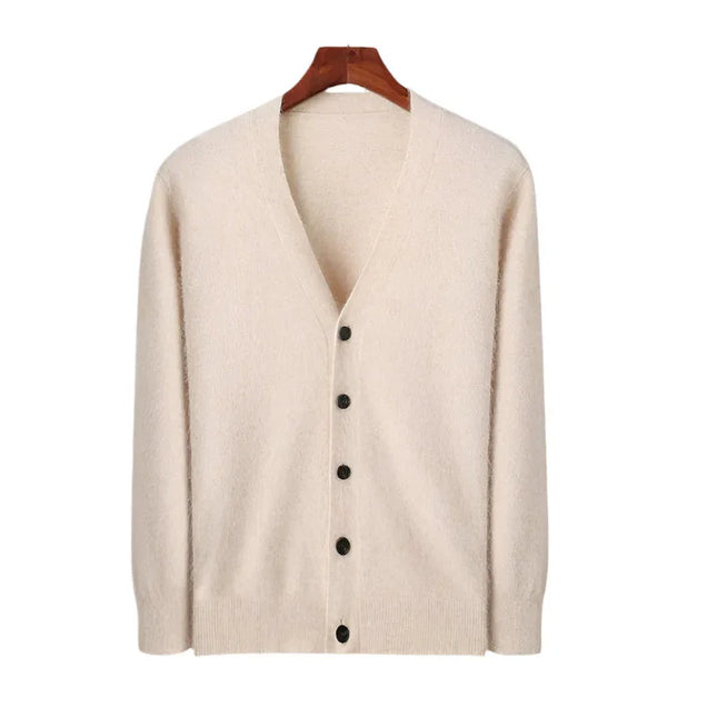 Men’s Cashmere Cardigan 100% Wool