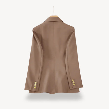 Women's Double-Breasted Blazer Classic Style