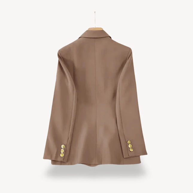 Women's Double-Breasted Blazer Classic Style
