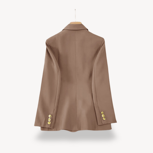 Women's Double-Breasted Blazer Classic Style