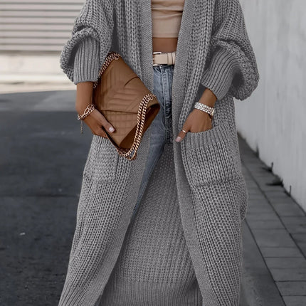 Women's Knit Cardigan with Pockets for Casual Everyday Wear