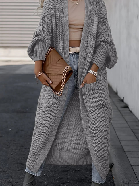 Women's Knit Cardigan with Pockets for Casual Everyday Wear