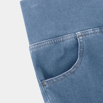 Women's High Waist Flared Jeans with Elasticated Waistband