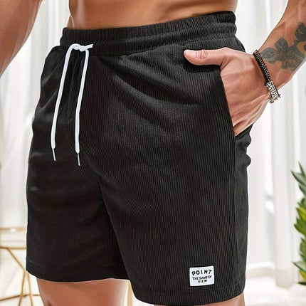 Men’s Lightweight Casual Shorts with Elastic Waistband and Drawstring