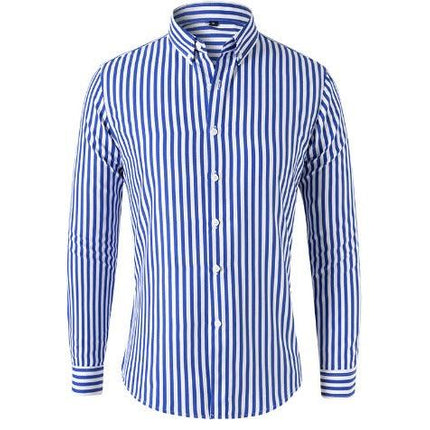 Men's Striped Shirt Cotton
