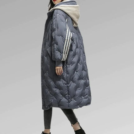 Women's Quilted Long Jacket