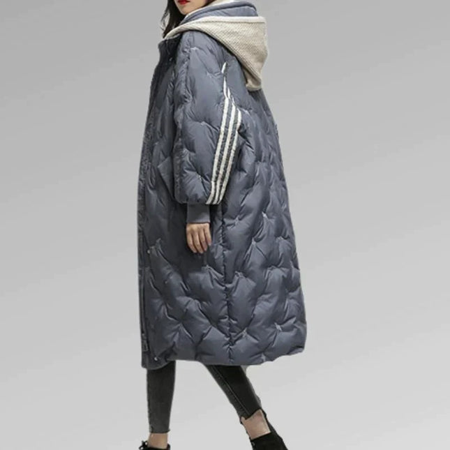 Women's Quilted Long Jacket
