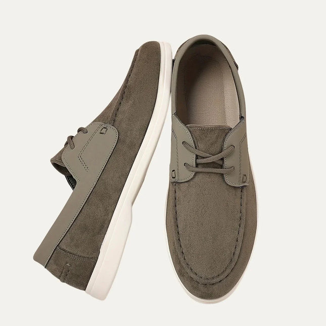 Men's Orthopedic Lace-Up Loafers Leather