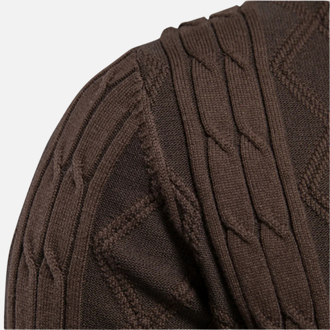 Women's Argyle Knit Cardigan