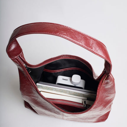 Women's Tote Bag Distressed Vegan Leather - northernnomad