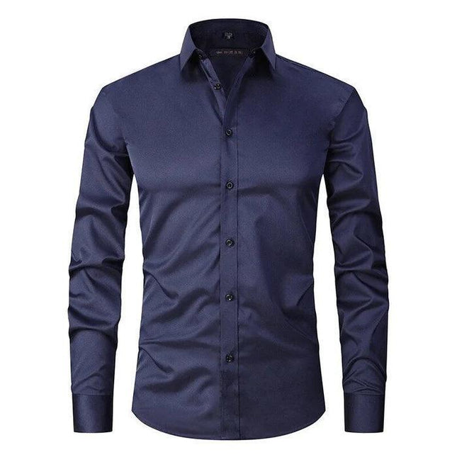 Men's Stretch Dress Shirt Wrinkle-Resistant