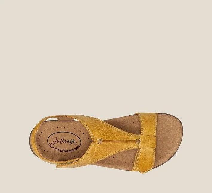 Women's Adjustable Leather Orthopedic Sandals with Arch Support