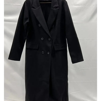 Women's Long Trenchcoat Elegant Fitted
