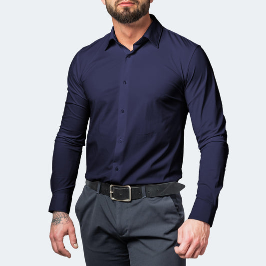 Men's Stretch Shirt Wrinkle-Free Breathable