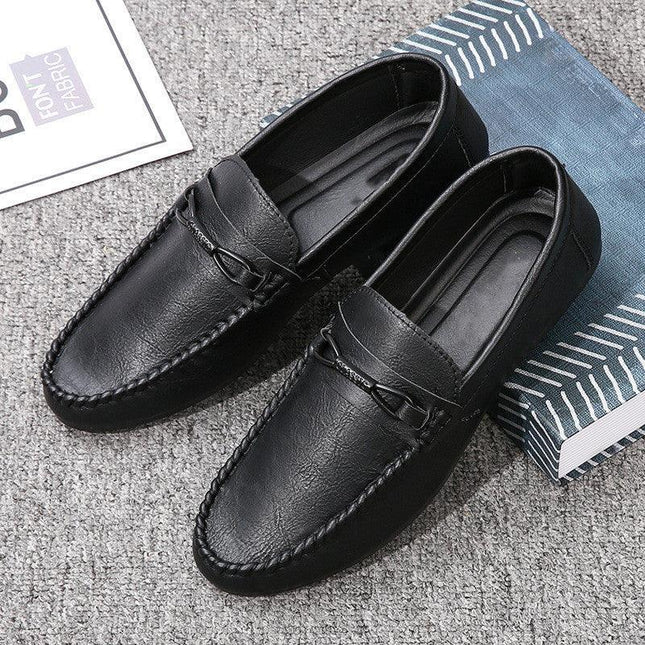 UrbanEase Men's Leather Comfort Walkers | Breathable Soft Sole Everyday Shoes - northernnomad