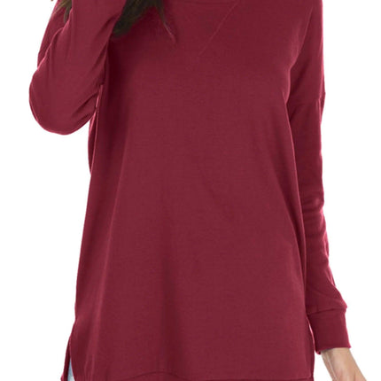 Women's Long Sleeve Side Slit Comfort Top