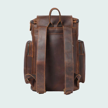 Men's Vintage Leather Backpack