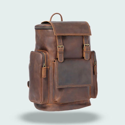 Men's Vintage Leather Backpack
