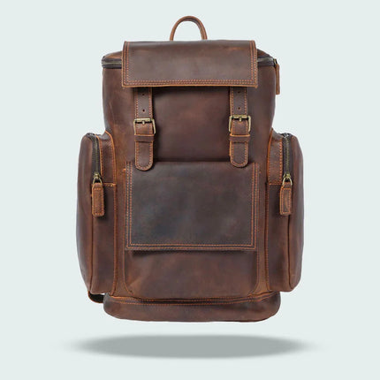 Men's Vintage Leather Backpack