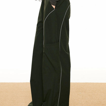 Women's Cargo Trousers Wide Leg Drawstring Utility Style