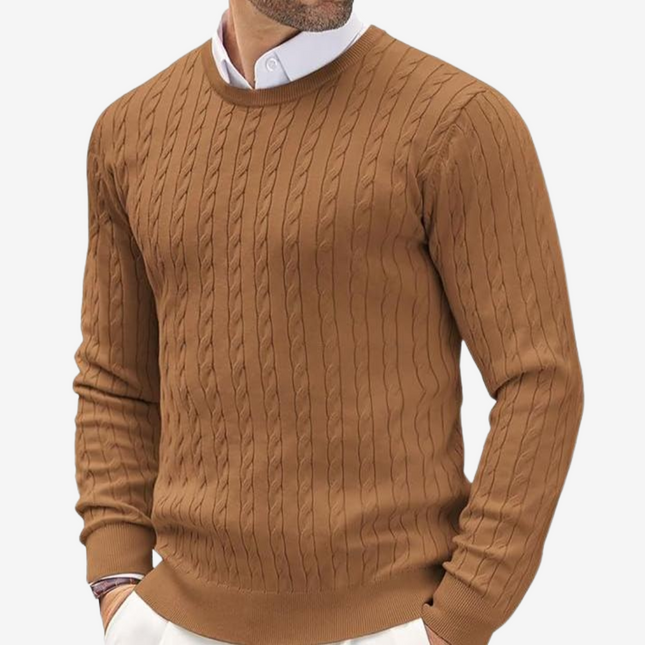 Men's Knitted Sweater Wool Blend