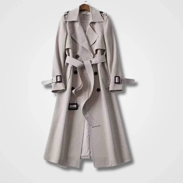 Women's Spring Trench Coat - Elegant Design for Formal Occasions