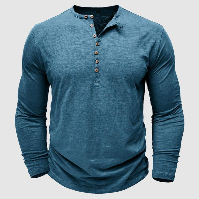 Men's Long Sleeve Bamboo Cotton Shirt