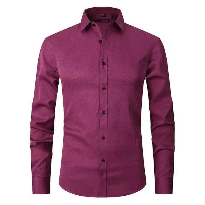 Men's Long Sleeve Shirt Breathable Stretch Fabric