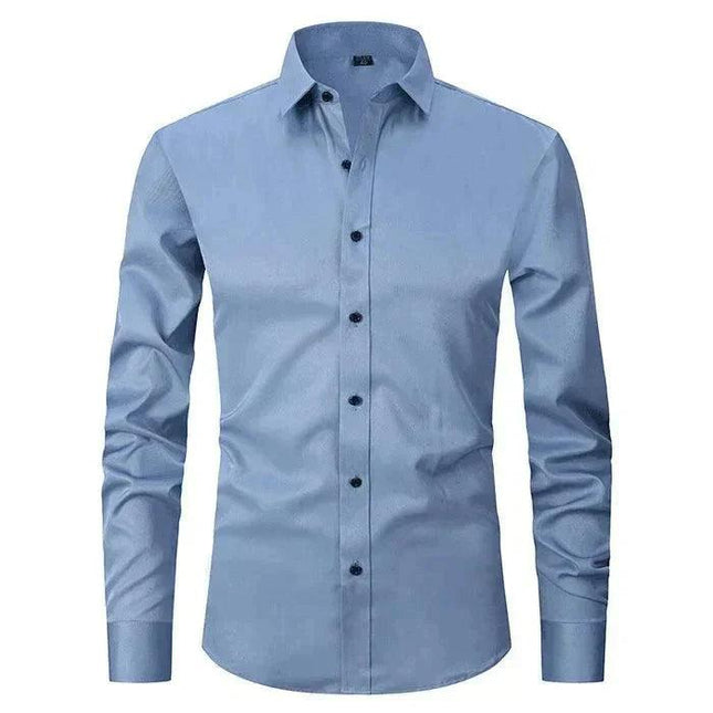 Men's Long Sleeve Shirt Breathable Stretch Fabric