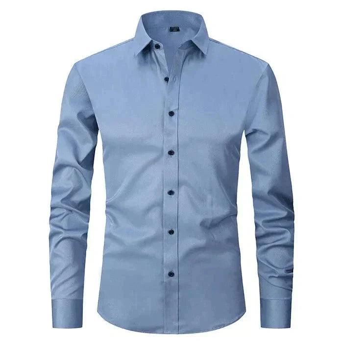 Men's Long Sleeve Shirt Breathable Stretch Fabric