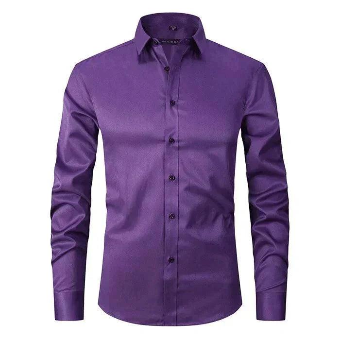 Men's Long Sleeve Shirt Breathable Stretch Fabric