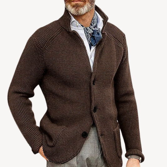 Men's Cardigan Knitted Wool